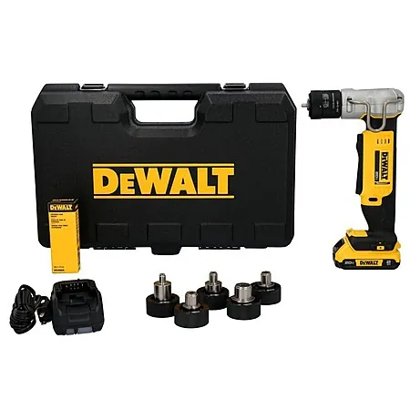 DeWALT 20V MAX Cordless Copper Swage Tool w/ 2Ah Battery, Charger & Kit Box