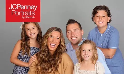 JCPenney Portraits Photo Shoot with Digital Image and Print