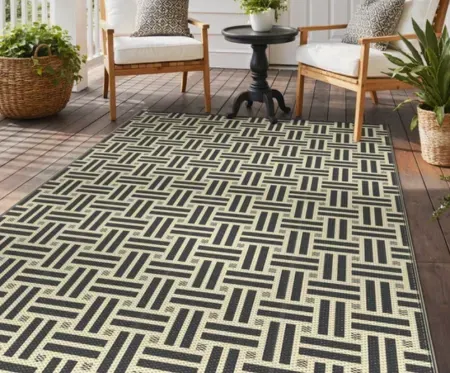 KUETH 6' x 9' Waterproof Outdoor Rug