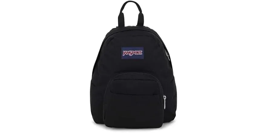 JanSport Half Pint Mini Backpack, 10.2L Durable Mini Purse with Adjustable Straps