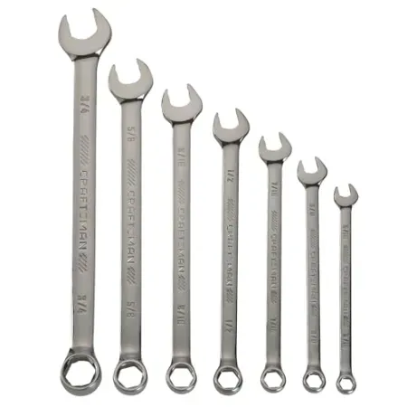CRAFTSMAN OVERDRIVE 7-Piece Standard (SAE) Wrench Set