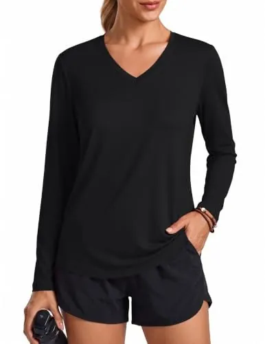 Pinspark Women's Quick-Dry Long Sleeve Workout Shirt