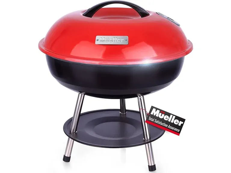 Mueller BBQ Buddy 14 Inch Portable Charcoal Grill