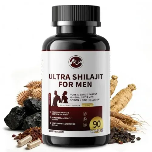 Shilajit for Men 10-in-1 Stamina, Vitality & Strength Booster