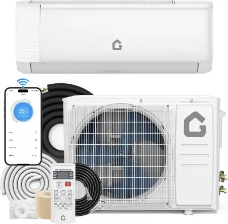 PeacefulHues 9000 BTU Mini Split WiFi Air Conditioner