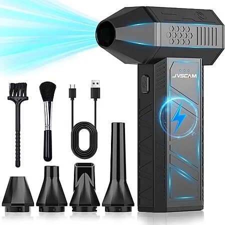 JVSCAM 3-Speed Cordless Rechargeable Air Duster & Blower