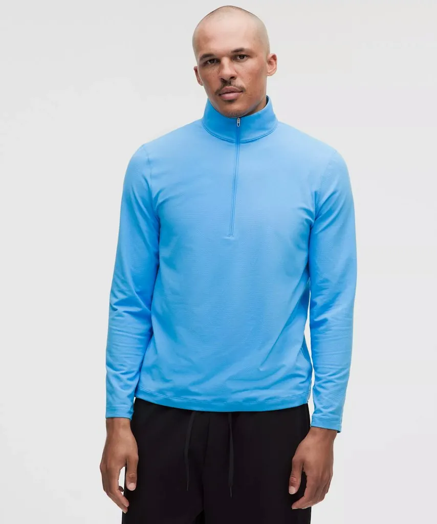 lululemon Men's Mesh Soft Jersey Half Zip