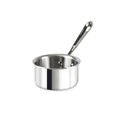 All-Clad D3 Stainless Steel 0.5-qt Butter Warmer Saucepan