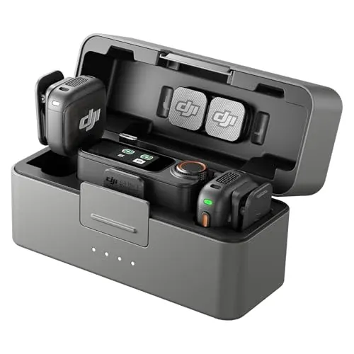DJI Mic 3 Wireless Microphone Kit (2 TX + 1 RX + Charging Case)