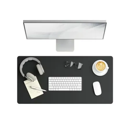 Smead 15.7" x 31.5" Vegan Leather Desk Pad w/ Non-Slip Backing