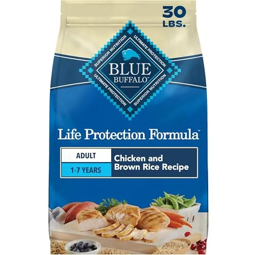 Blue Buffalo Dog Food 30lb Bag in Chicken & Brown Rice