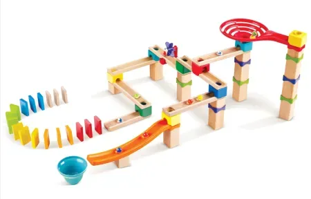 81pb Hape Marble Run DIY Wood Building Racetrack