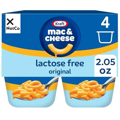 Kraft NotCo Plant Based Mac & Cheese Original 4-Count 2.05 oz Cups