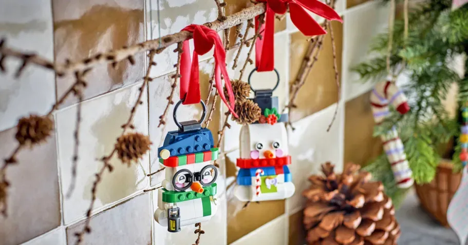 LEGO Snowman Ornaments