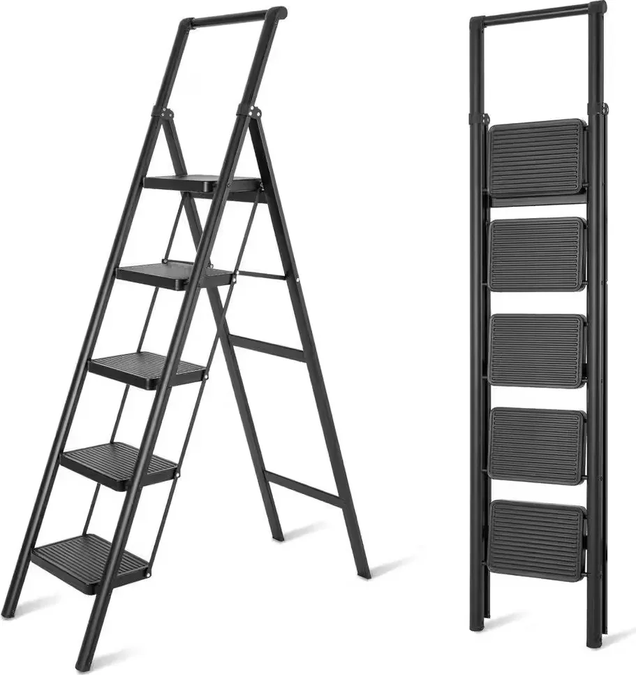 Tatayosi 5-Step Steel Folding Step Ladder