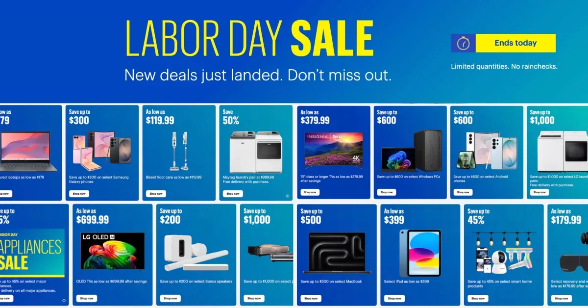 Amazon’s massive 2026 Labor Day sale