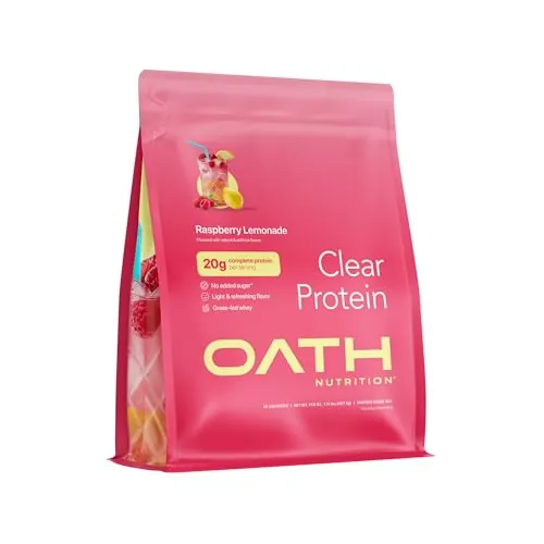 OATH Nutrition Clear Protein Powder 18-Servings