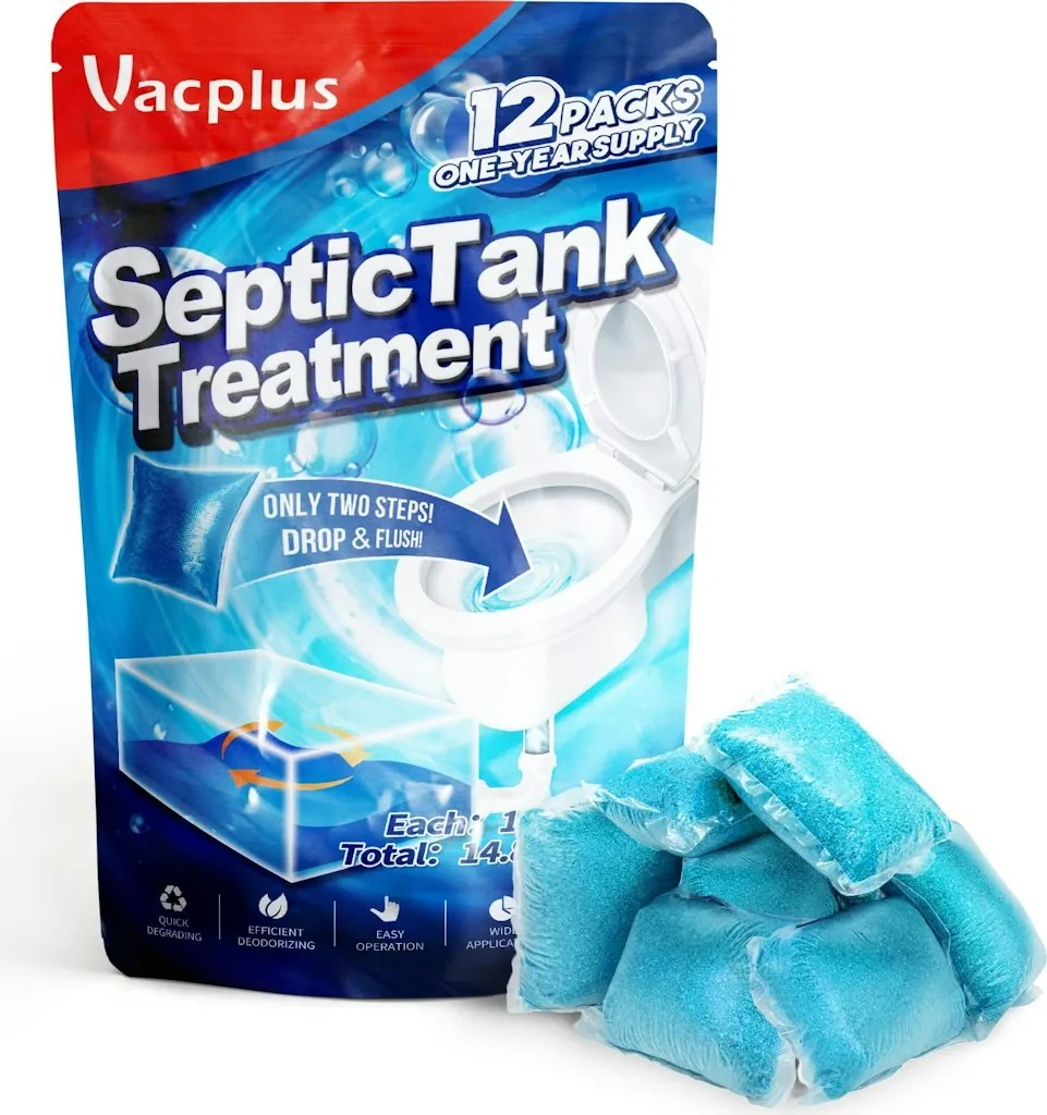 Vacplus Septic Tank Treatment 12-Pack