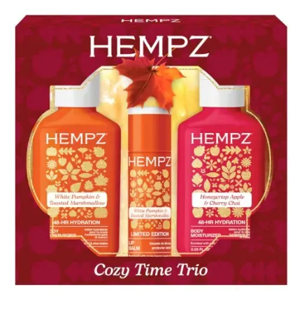 3-Pack Hempz Mini Moisturizer & Lip Balm Kit
