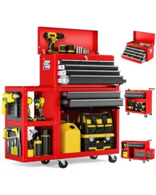 LDHTHOPI 8-Drawer Rolling Tool Chest