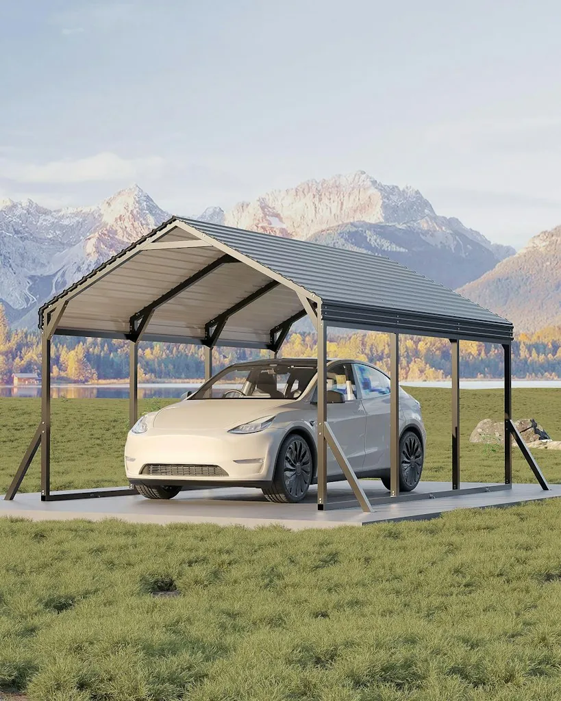 Garvee 10x15x9-Foot Metal Carport