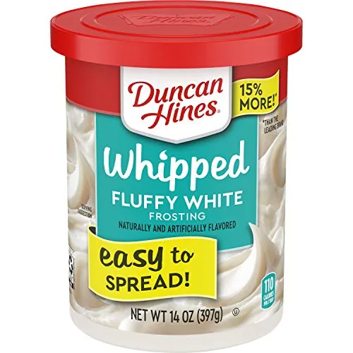 Duncan Hines Whipped Fluffy White Frosting 14oz