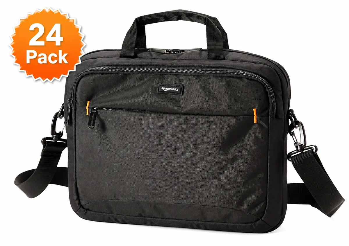 Amazon Basics 14in Laptop and Tablet Shoulder Bag 24 Pack