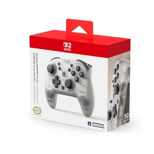 HORI Wireless HORIPAD Turbo Controller for Nintendo Switch 2 (Frost)