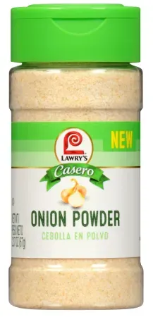 2.37oz Lawry's Casero No Artificial Flavors Kosher Onion Powder
