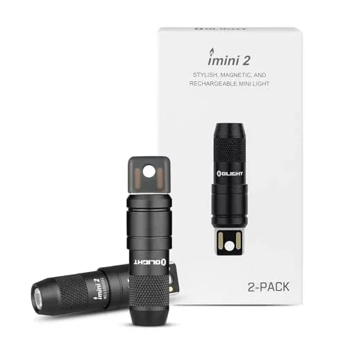 OLIGHT IMINI 2 Rechargeable EDC Keychain Flashlight 2-Pack