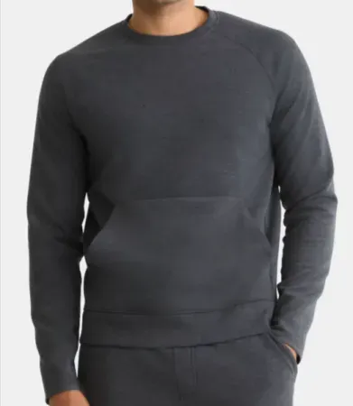 Athletic Works Men's Fusion Double Knit Crewneck Sweatshirt