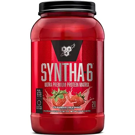 2.91-Lb BSN SYNTHA-6 Premium Protein Powder (Strawberry Milkshake)