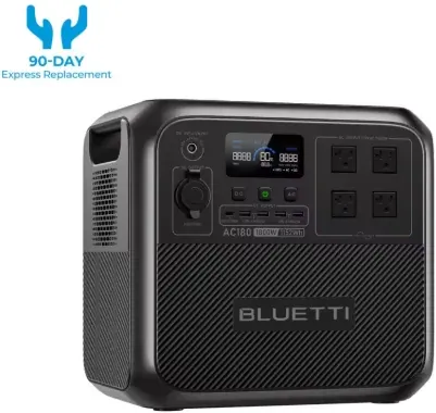 BLUETTI AC180 Portable Power Station 1152Wh 1800W LiFePO4