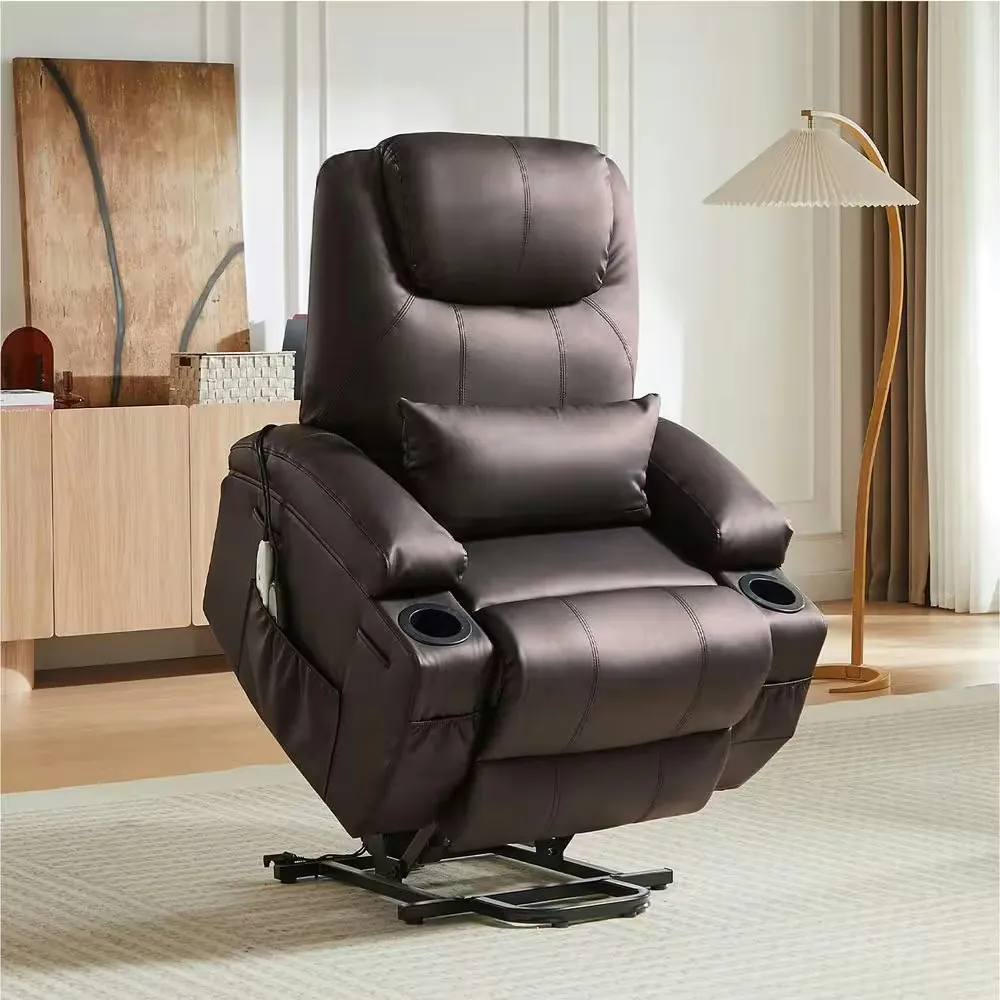Bestier 35" W Power Lift Recliner Chair w/ 8-Point Massage & Heating