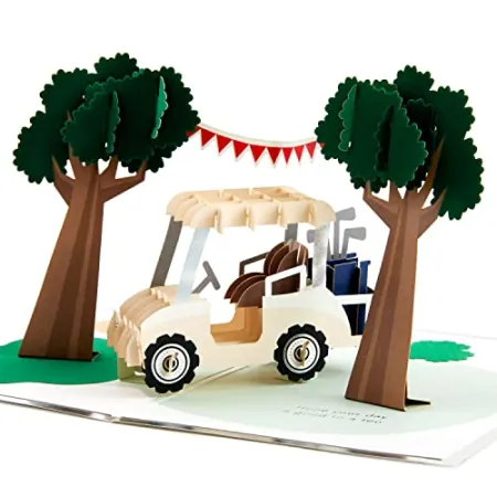 Hallmark Pop Up Golfing Birthday Card