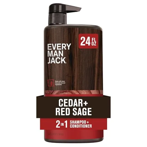 Every Man Jack 13.5 fl oz 2-in-1 Shampoo + Conditioner