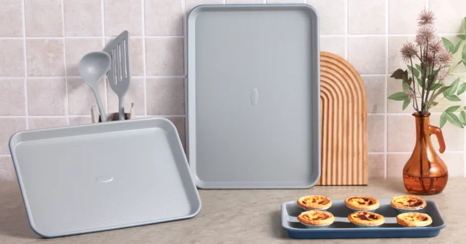 CAROTE 3-Piece Baking Sheet Set