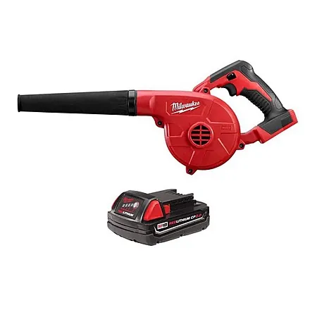 Milwaukee M18 18V Cordless Compact Blower w/ 2.0 Ah Battery