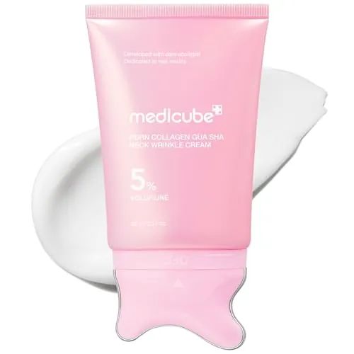 medicube PDRN Collagen Gua Sha Neck Wrinkle Cream