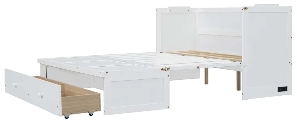 Gracie Oaks Queen Size Murphy Bed w/ USB