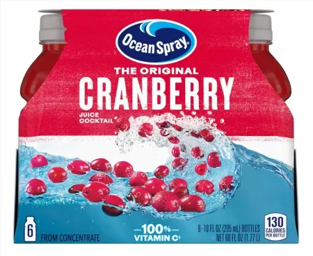 6-Pack Ocean Spray Cranberry Juice Cocktail (10 fl. oz. Bottles)