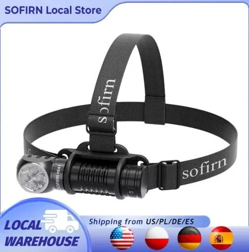 Sofirn HS41 4000lm 21700 USB-C LED Headlamp & Flashlight 5000K