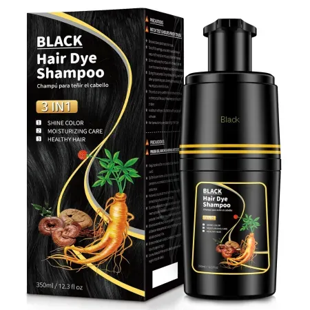12.3oz Liimeidu 3-in-1 Black Shampoo Hair Dye