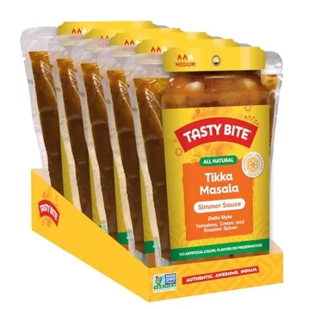 5-Pack 7oz Tasty Bite Delhi Style Tikka Masala Simmer Sauce