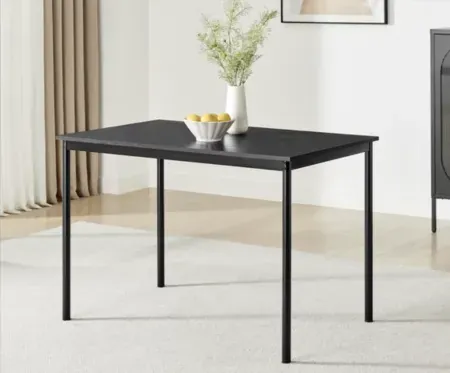 Mainstays Black Indoor Rectangular Dining Table