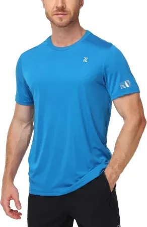 ZITY Swim Men's T-Shirt w/ UPF 50+ Sun Protection Rash Guard