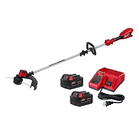 16" Milwaukee M18 Cordless String Trimmer w/ 2x 5Ah Batteries & Charger
