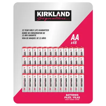 Kirkland Signature AA Batteries 48-pack