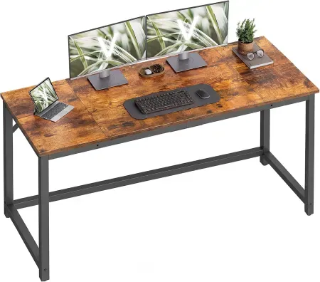 55.1" VASAGLE Computer Desk w/ Steel Frame