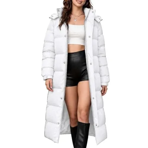 Women's Quilted Long Puffer Coat